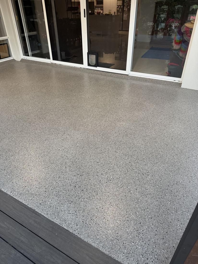 Alfresco, grey flake by Epoxy Armour Coatings, Sunshine Coast