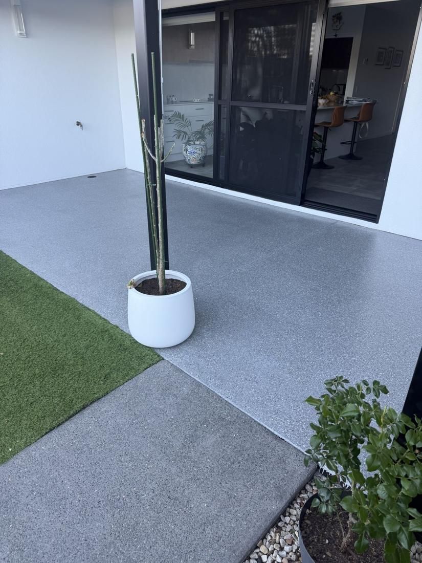 Alfresco, grey flake by Epoxy Armour Coatings, Sunshine Coast